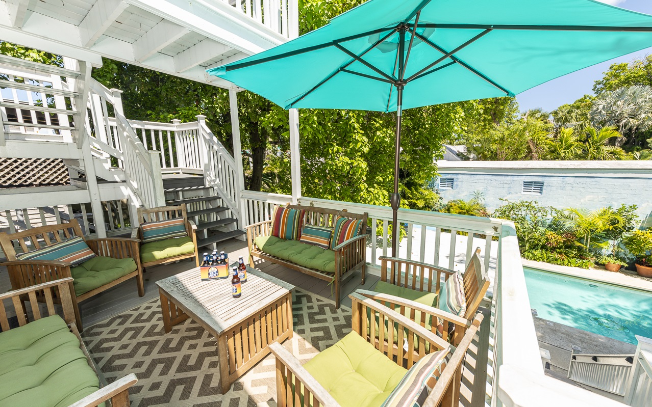 Key West Villas - Villa Grande's second floor deck