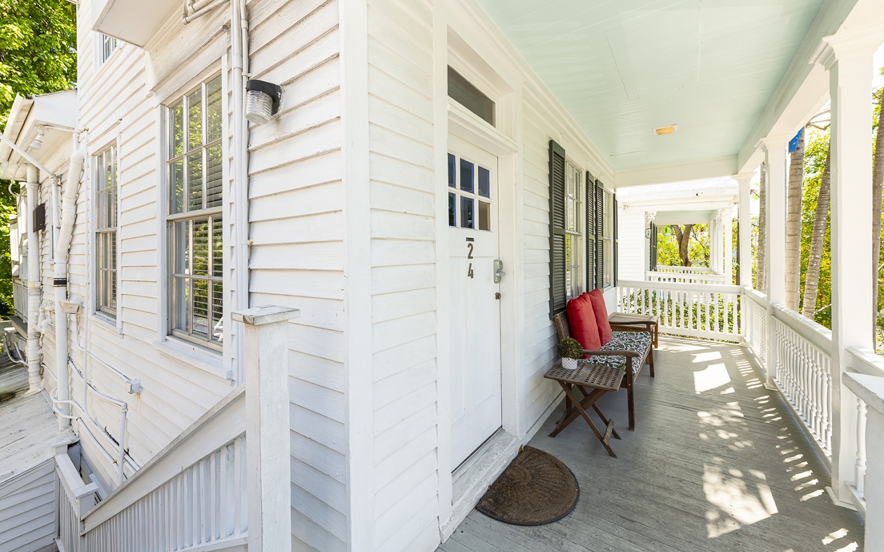 Key West Villas - Front porch of Villa Grande