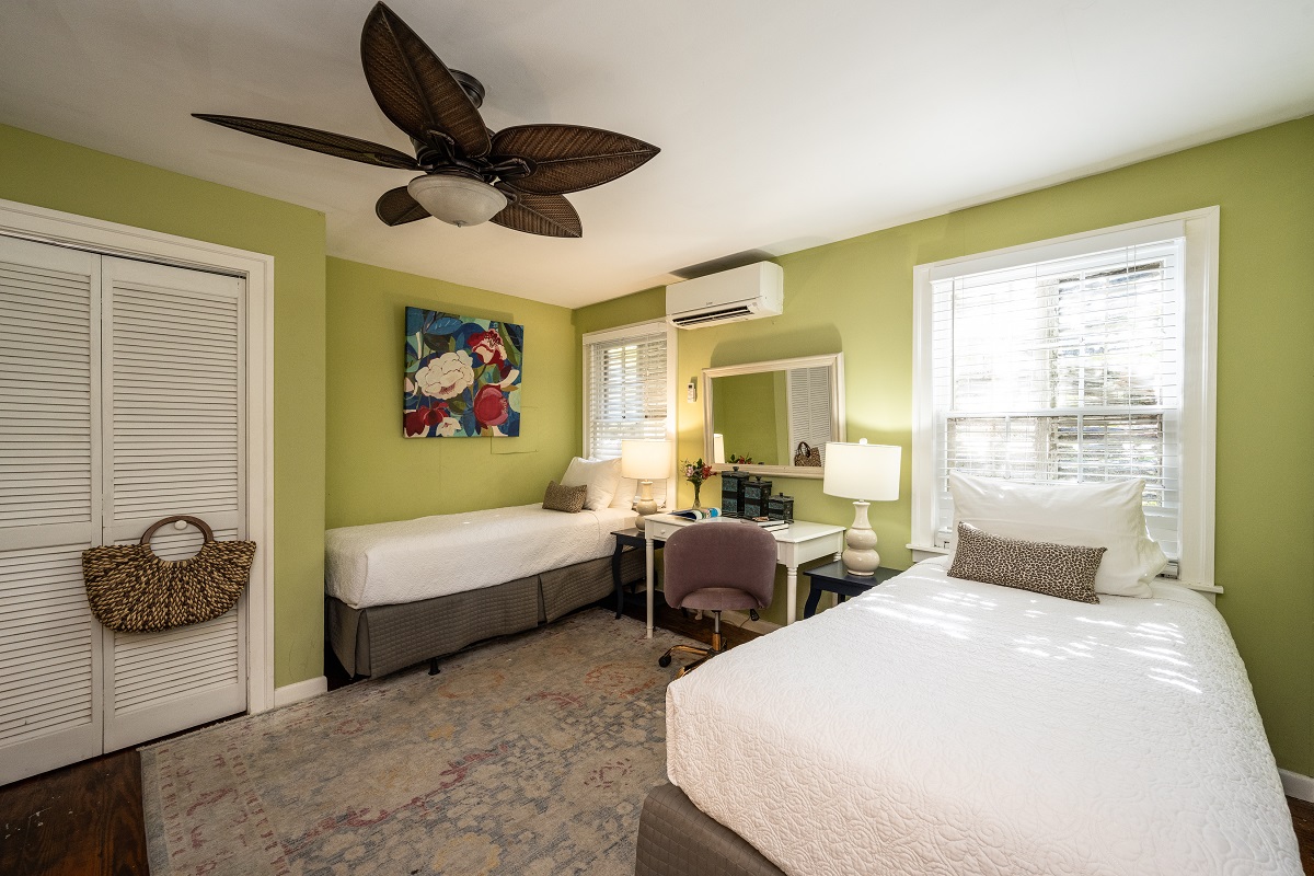 Key West Vacation Rental - William Skelton Home - Second Floor Twin Bedroom